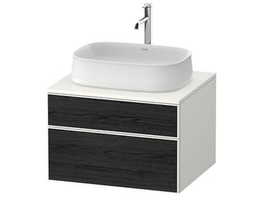 Duravit Zencha 26'' Black Oak Matt/White Super Matt Wall-Mounted Vanity Unit DURZE4820016840000
