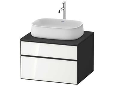 Duravit Zencha 26'' White/Graphite Super Matt Wall-Mounted Vanity Unit DURZE4820064800000
