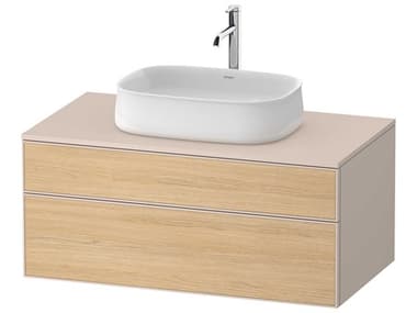 Duravit Zencha 39'' Natural Oak Matt/Taupe Super Matt Wall-Mounted Vanity Unit DURZE4821030830000