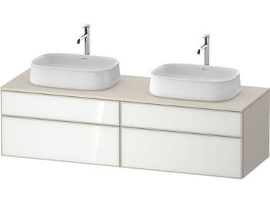 Duravit Zencha 63'' White/Taupe Super Matt Wall-Mounted Vanity Unit DURZE4825B64830000