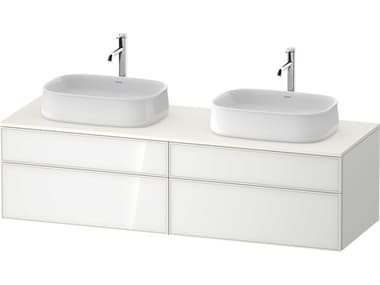 Duravit Zencha 63'' White/White Super Matt Wall-Mounted Vanity Unit DURZE4825B64840000