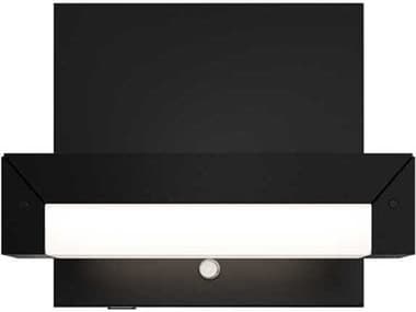 dweLED by WAC Lighting Mantel 1-Light Black Wall Sconce DWLBL19506BK