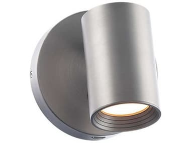 dweLED by WAC Lighting Kepler 5&quot; Tall 1-Light Brushed Nickel Glass LED Wall Sconce DWLBL21205BN