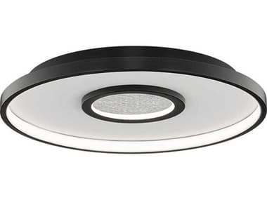 dweLED by WAC Lighting Pinpoint 16" 1-Light Black Flush Mount DWLFM37416BK