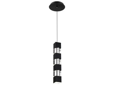 dweLED by WAC Lighting Super Star 1-Light Black Linear Mini Pendant DWLPD15514BK