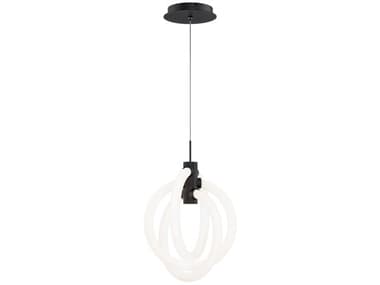 dweLED by WAC Lighting Knot 10" 3-Light Black Mini Pendant DWLPD27413BK