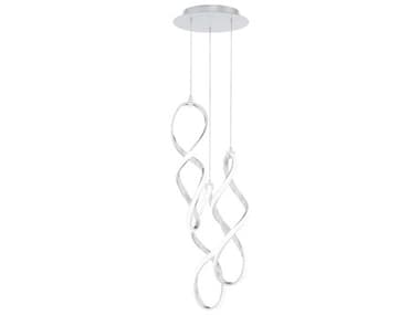 dweLED by WAC Lighting Interlace 3-Light Chrome Mini Pendant DWLPD47803RCH