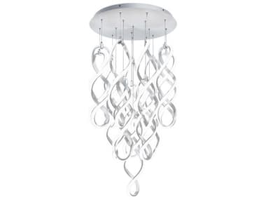 dweLED by WAC Lighting Interlace 23" 15-Light Chrome Pendant DWLPD47815RCH