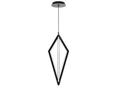 dweLED by WAC Lighting Tribeca 3-Light Black Geometric Mini Pendant DWLPD53520BK