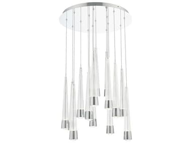 dweLED by WAC Lighting Quill 23" 15-Light Chrome Linear Pendant DWLPD59415RCH