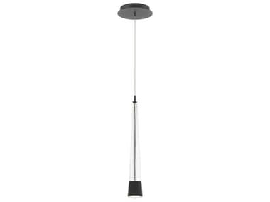 dweLED by WAC Lighting Quill 2" 1-Light Black Mini Pendant DWLPD59416BK