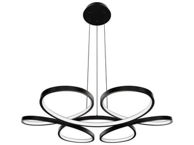 dweLED by WAC Lighting Klover 1-Light Black Pendant DWLPD59532BK
