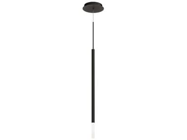 dweLED by WAC Lighting Viggo 1-Light Black Cylinder Linear Mini Pendant DWLPD69424BK