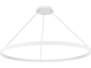 dweLED by WAC Lighting Sirius 1-Light White Round Pendant DWLPD81148WT