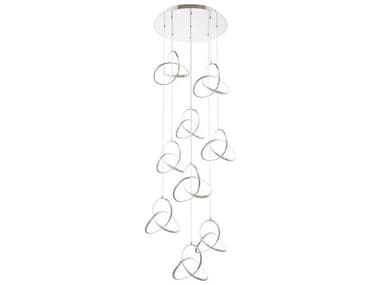 dweLED by WAC Lighting Vornado 9-Light Chrome Pendant DWLPD84909RCH