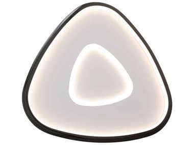dweLED by WAC Lighting Mandala 1-Light Black Chrome Wall Sconce DWLWS31524BC