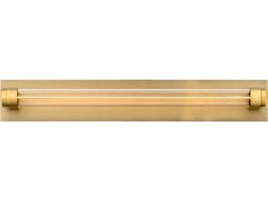 dweLED by WAC Lighting Jedi 20" Wide 1-Light Aged Brass Glass LED Vanity Light DWLWS51320AB