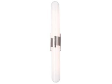 dweLED by WAC Lighting Fallon 3" Tall 2-Light Brushed Nickel LED Wall Sconce DWLWS53223BN