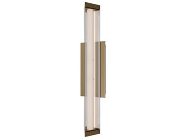dweLED by WAC Lighting Boulevard 1-Light Aged Brass Vanity Light DWLWS62518AB