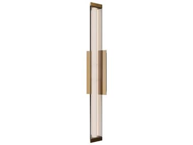 dweLED by WAC Lighting Boulevard 1-Light Aged Brass Vanity Light DWLWS62524AB