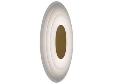 dweLED by WAC Lighting Orbix 1-Light Aged Brass Wall Sconce DWLWS67514AB