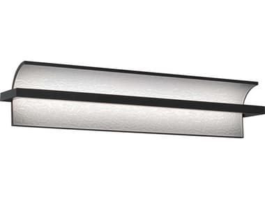dweLED by WAC Lighting Shard 1-Light Black Vanity Light DWLWS79524BK