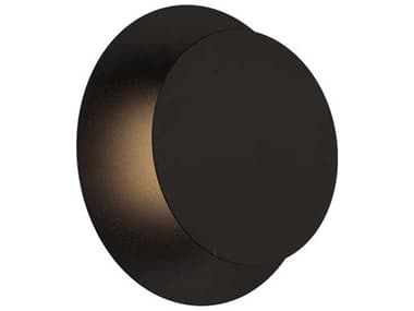 dweLED by WAC Lighting Moonglow 7" Tall 1-Light Black Wall Sconce DWLWS85407BK