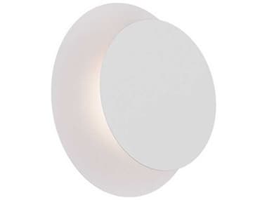 dweLED by WAC Lighting Moonglow 7" Tall 1-Light White Wall Sconce DWLWS85407WT
