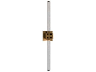dweLED by WAC Lighting Ripple 1-Light Aged Brass Vanity Light DWLWS85532AB