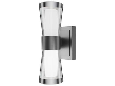dweLED by WAC Lighting Hourglass 1-Light Brushed Nickel Wall Sconce DWLWS91510BN