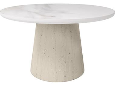 Ebel Pompano Stone Round Dining Table Base EBL215POM