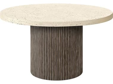 Ebel Pompano Poly Stone 54" Wide Round Dining Table Top EBL225POM