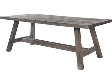 Ebel Charleston Poly Timber 82''W x 40''D Rectangular Dining Table with Umbrella Hole EBL307200