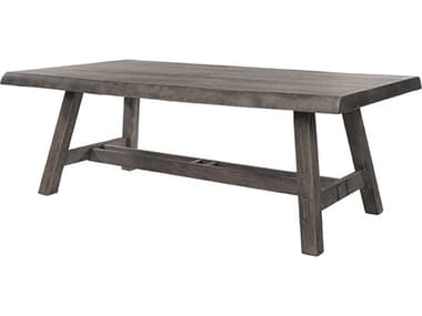 Ebel Glenwood Poly Timber 82''W x 42''D Rectangular Dining Table with Umbrella Hole EBL507200