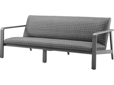 Ebel Canton Padded Wicker Aluminum Sofa EBL803