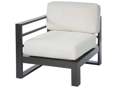 Ebel Palermo Aluminum Left / Right Arm Lounge Chair in Graphite EBL81590