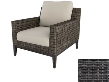 Ebel Closeout Remy Smoke Wicker Lounge Chair EBL8709