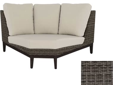 Ebel Closeout Remy Hickory Wicker 90 Degree Curved Corner Section EBL886