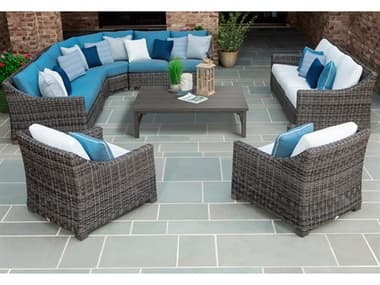 Ebel Avallon Wicker Sectional Lounge Set EBLAVALLONSECTIONAL