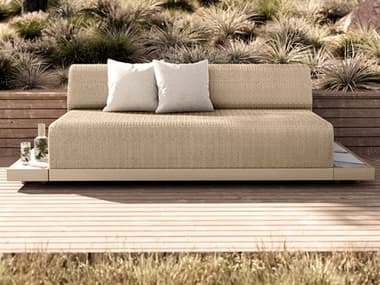 Ebel Grande Aluminum Wicker Padded Lounge Set EBLGRANDESOFA