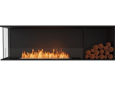 EcoSmart Fire Flex Fireboxes - Left Corner Fireplace ECOESF.FX.68LC.BXR