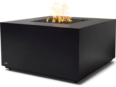 EcoSmart Fire Chaser 38 Concrete Graphite 37'' Square Fire Pit Table ECOESF.O.CHA.38.GH