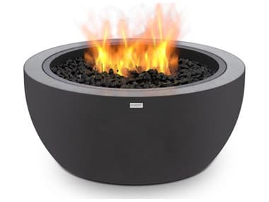 EcoSmart Fire Pod30 30'' Concrete Steel Round Pit Table ECOESF.O.PD3.GH.G