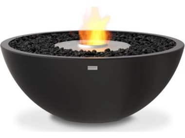 EcoSmart Fire Mix 850 Concrete 33'' Wide Round Fire Pit Bowl in Graphite ECOESFOMX8GH