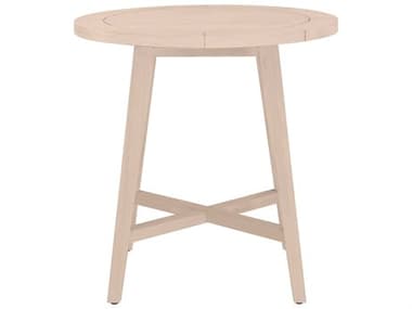 Essentials for Living Woven-Outdoor Wood Round Counter Table EFL6825RDCTRWET