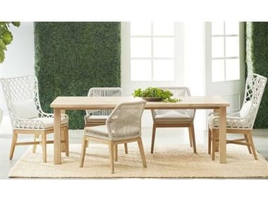 Essentials for Living Outdoor Woven - Outdoor Patio Dining Set EFL6827GTSET
