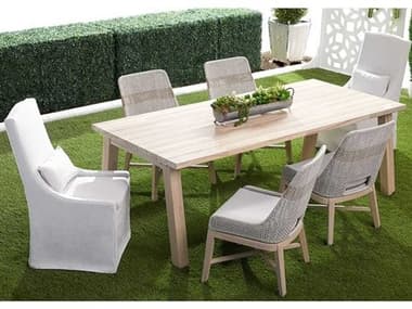 Essentials for Living Outdoor Woven - Outdoor Patio Dining Set EFL6827GTSET4