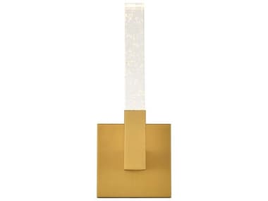 Elegant Lighting Noemi 14" Tall 1-Light Satin Gold Wall Sconce EG1030W6SG