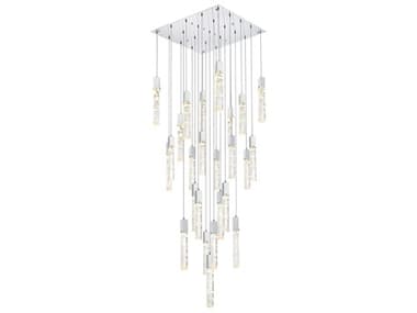 Elegant Lighting Aurora 25-Light Chrome Linear Pendant EG2088G36C