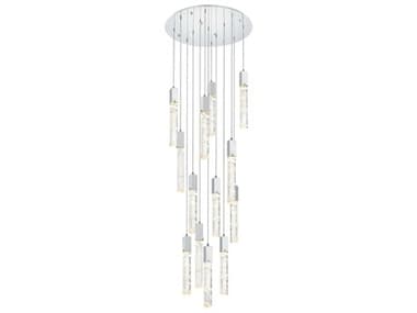 Elegant Lighting Aurora 13-Light Chrome Linear Pendant EG2089G30C